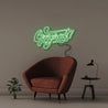 Congrats - Neonific - LED Neon Signs - 100 CM - Green