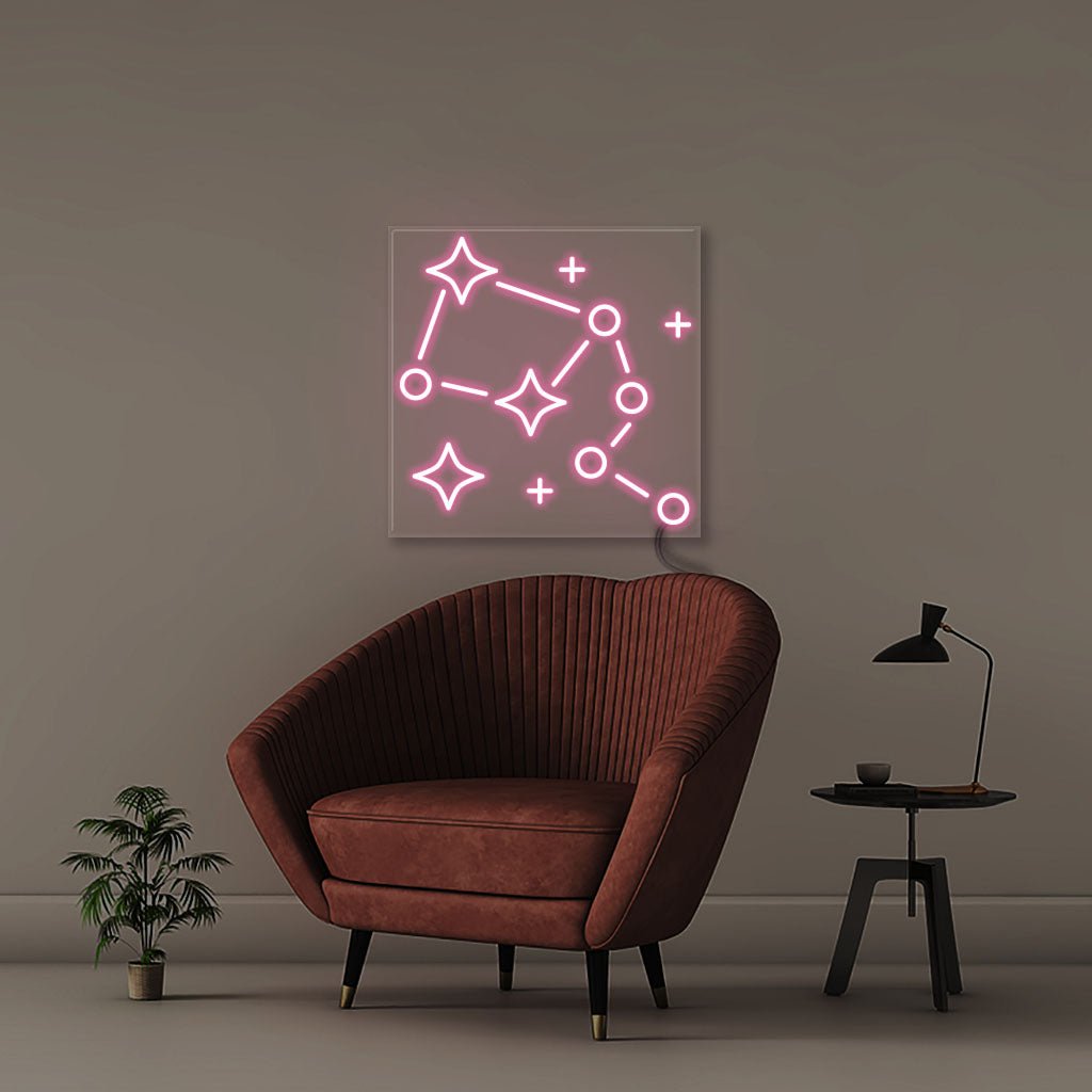 Constellation - Neonific - LED Neon Signs - 50 CM - Light Pink