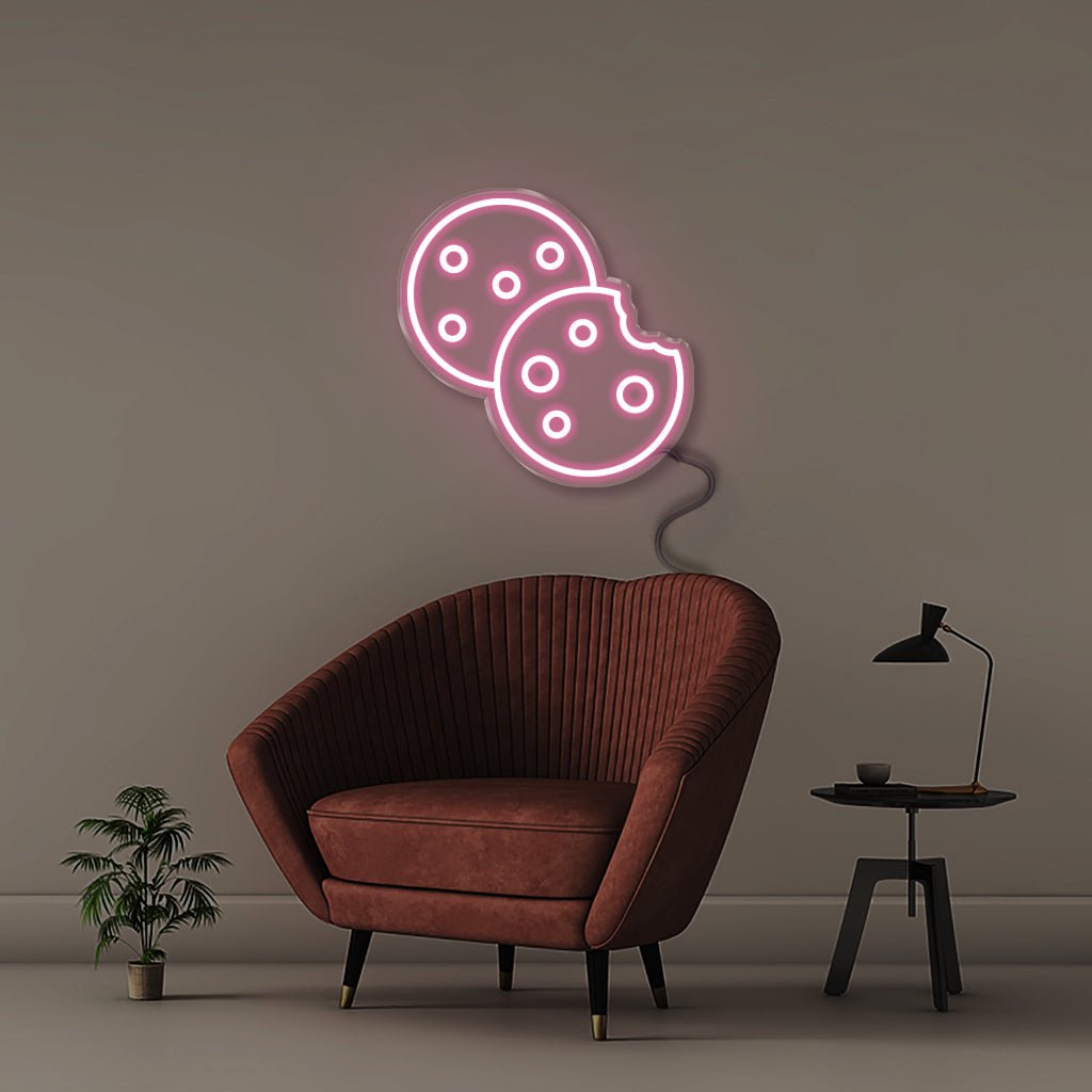 Cookies - Neonific - LED Neon Signs - 50 CM - Light Pink