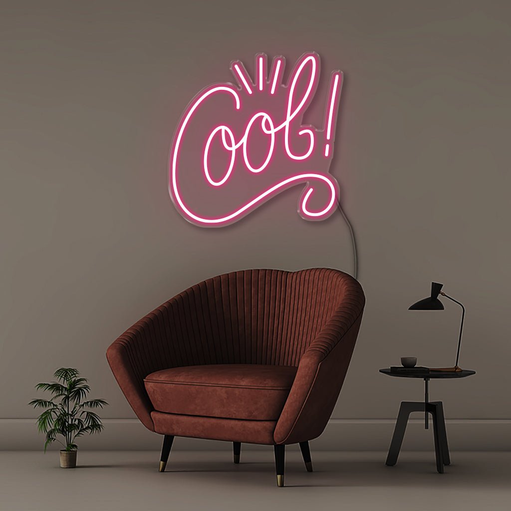 Cool - Neonific - LED Neon Signs - 50 CM - Pink