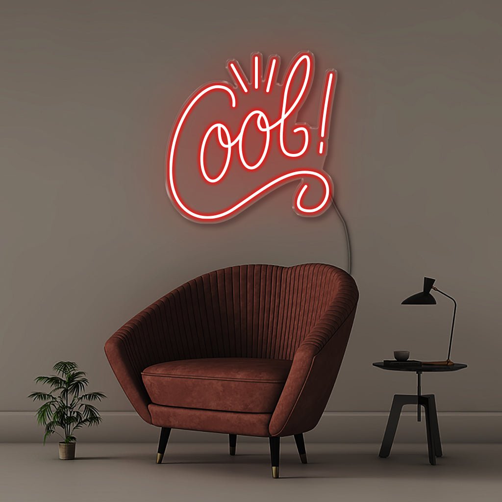 Cool - Neonific - LED Neon Signs - 50 CM - Red