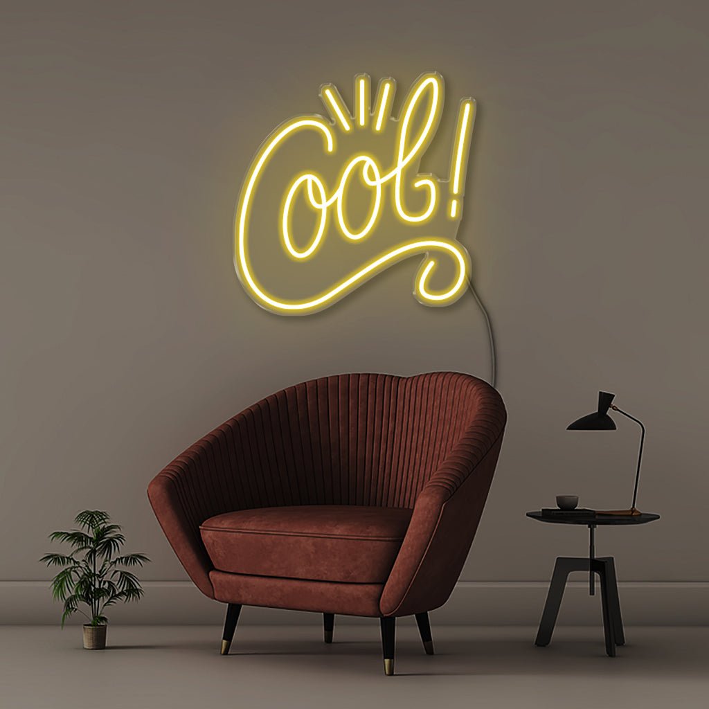 Cool - Neonific - LED Neon Signs - 50 CM - Yellow