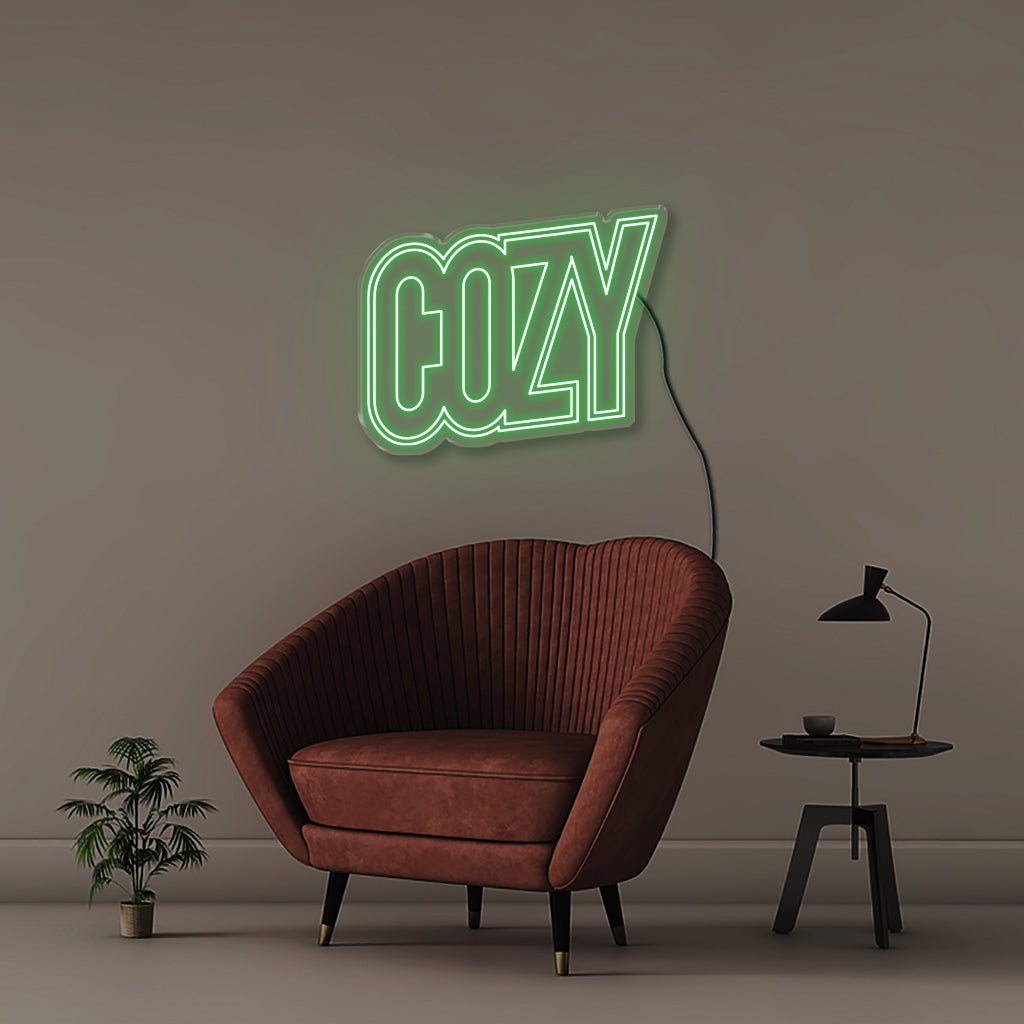 Cozy - Neonific - LED Neon Signs - 100 CM - Green