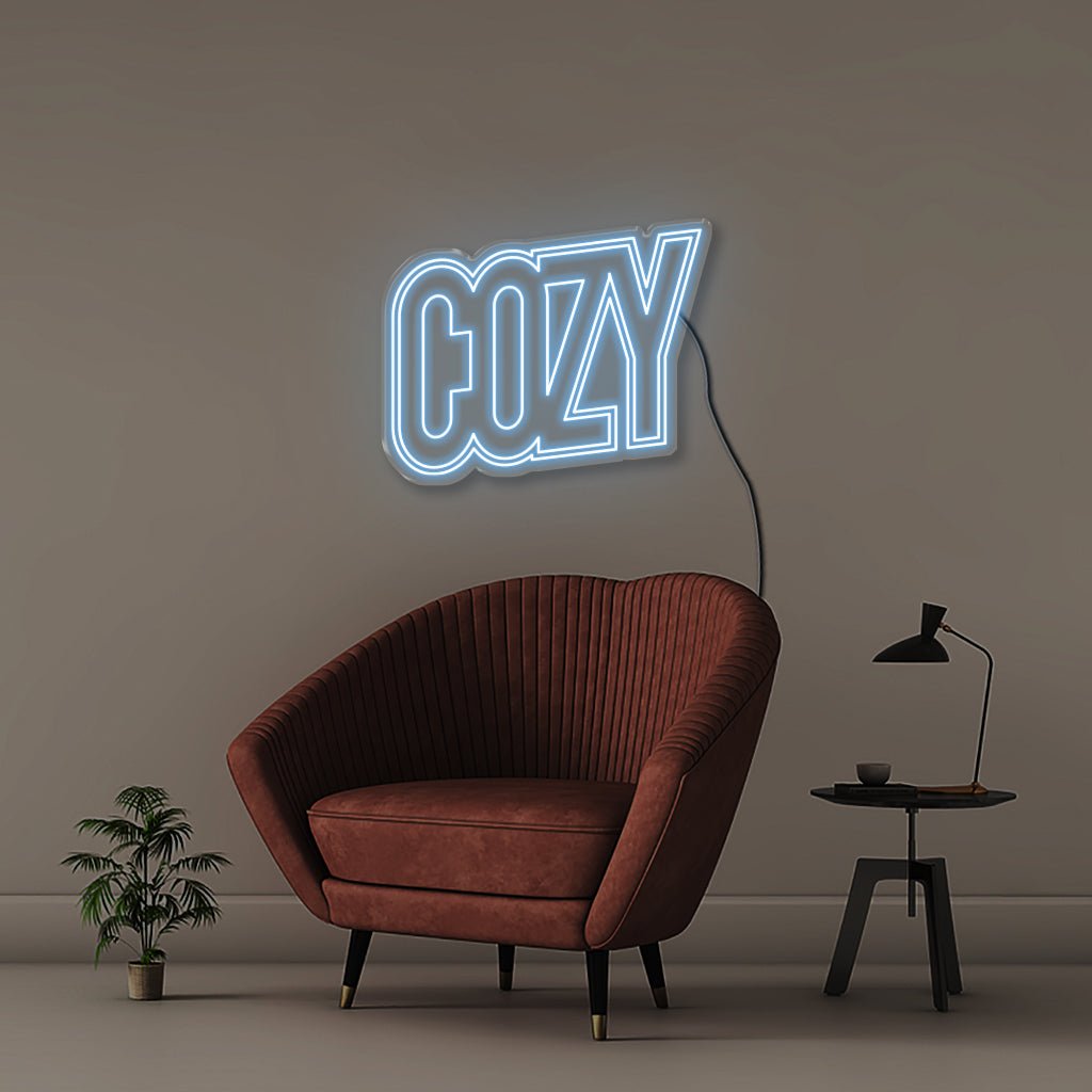 Cozy - Neonific - LED Neon Signs - 100 CM - Light Blue