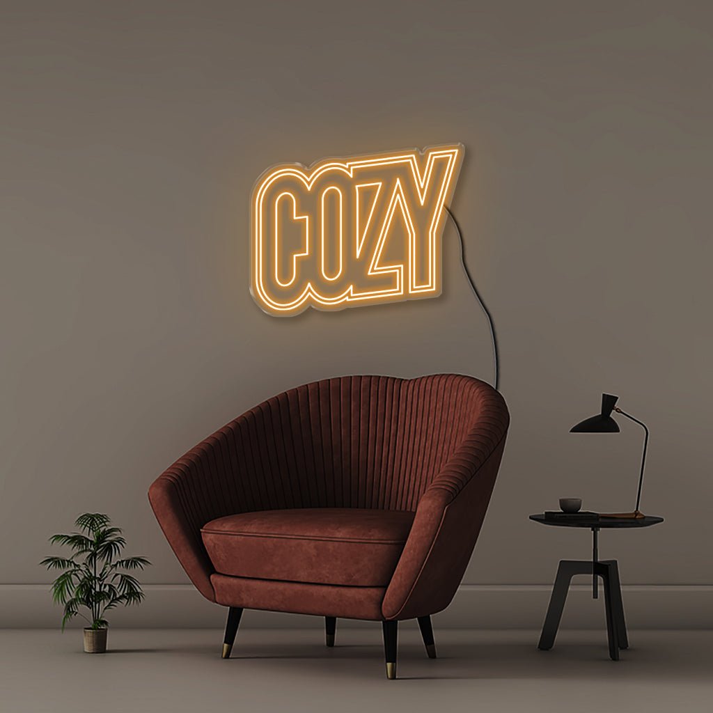 Cozy - Neonific - LED Neon Signs - 100 CM - Orange