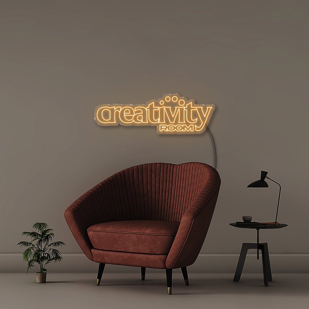 Creativity Room - Neonific - LED Neon Signs - 100 CM - Orange