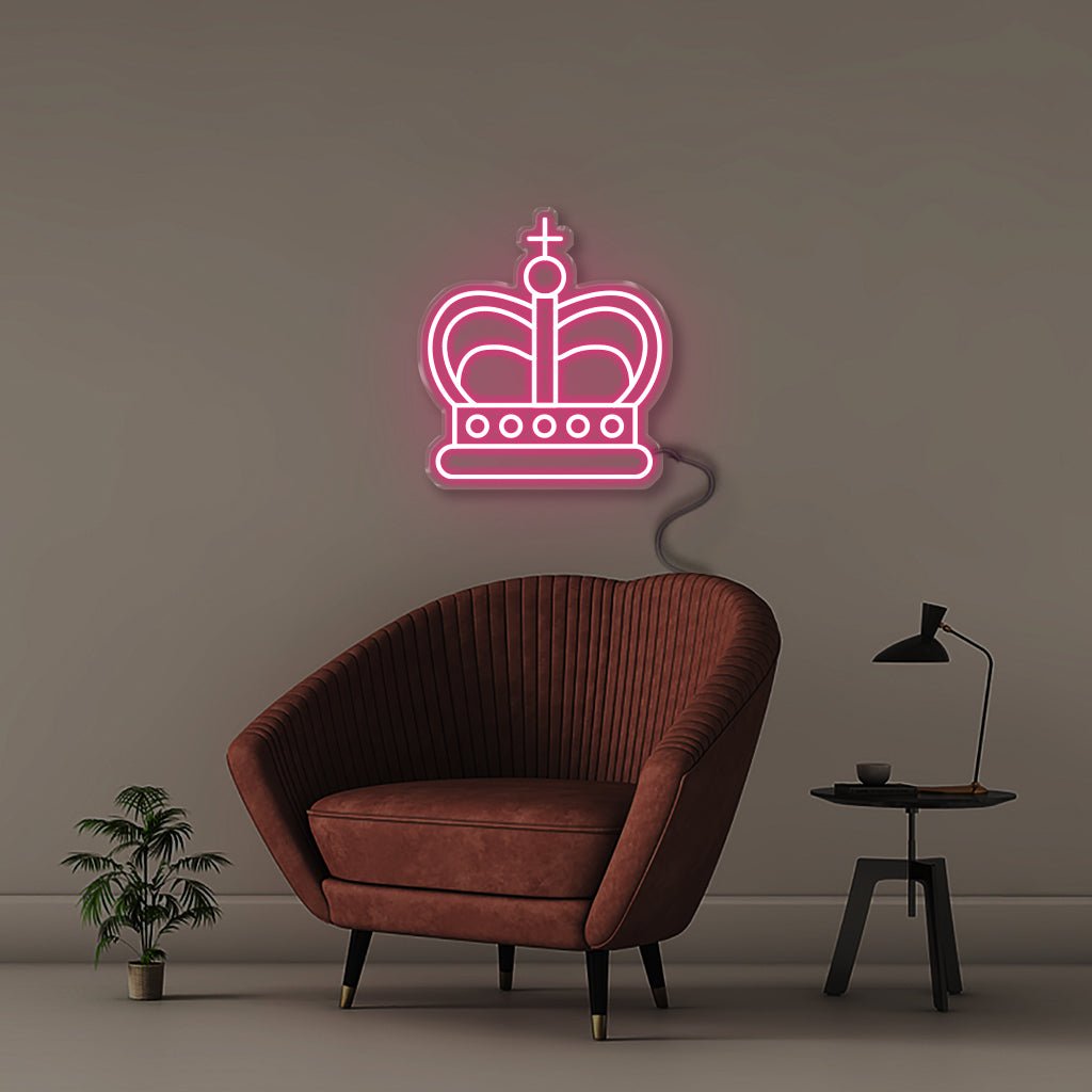 Crown - Neonific - LED Neon Signs - 50 CM - Pink