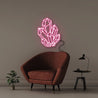Crystals - Neonific - LED Neon Signs - 75 CM - Pink