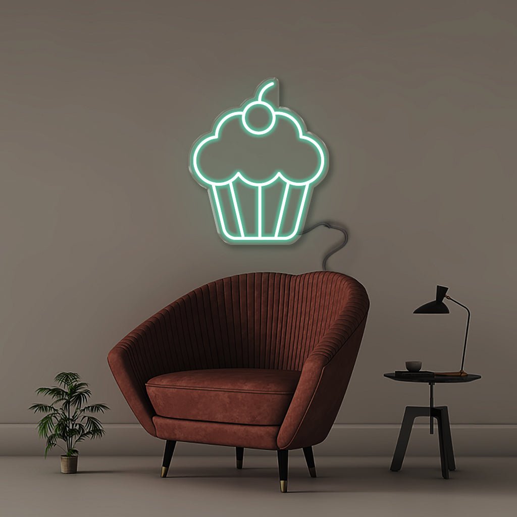 Cupcake - Neonific - LED Neon Signs - 50 CM - Sea Foam