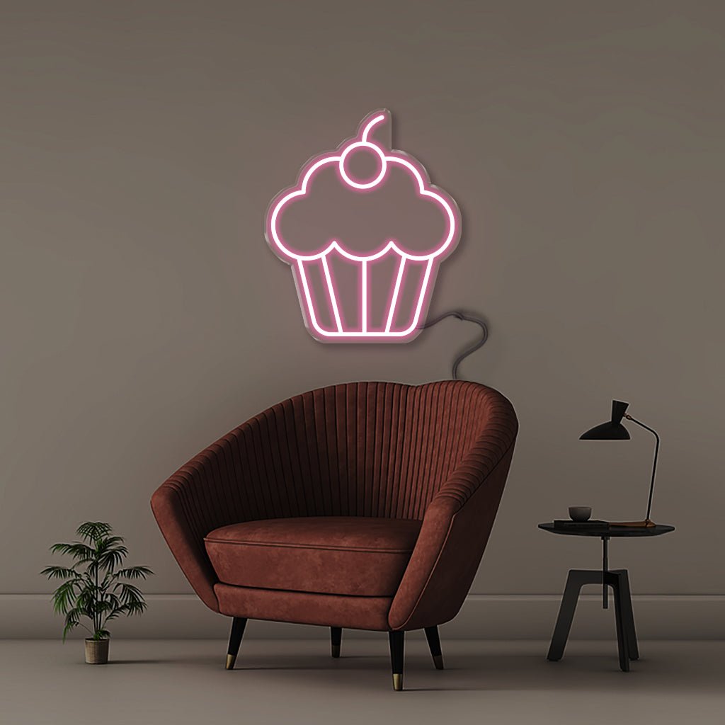 Cupcake - Neonific - LED Neon Signs - 50 CM - Light Pink
