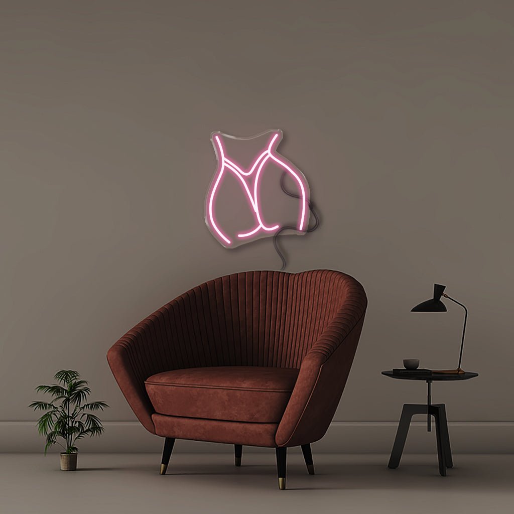 Curvylicious - Neonific - LED Neon Signs - 50cm - Light Pink