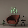 Curvylicious - Neonific - LED Neon Signs - 50cm - Green
