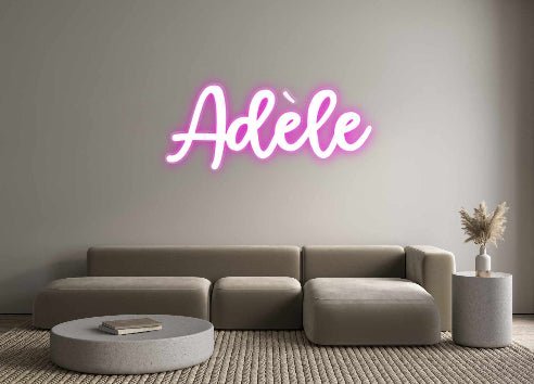 Custom LED Neon Sign: Adèle - Neonific - LED Neon Signs - -