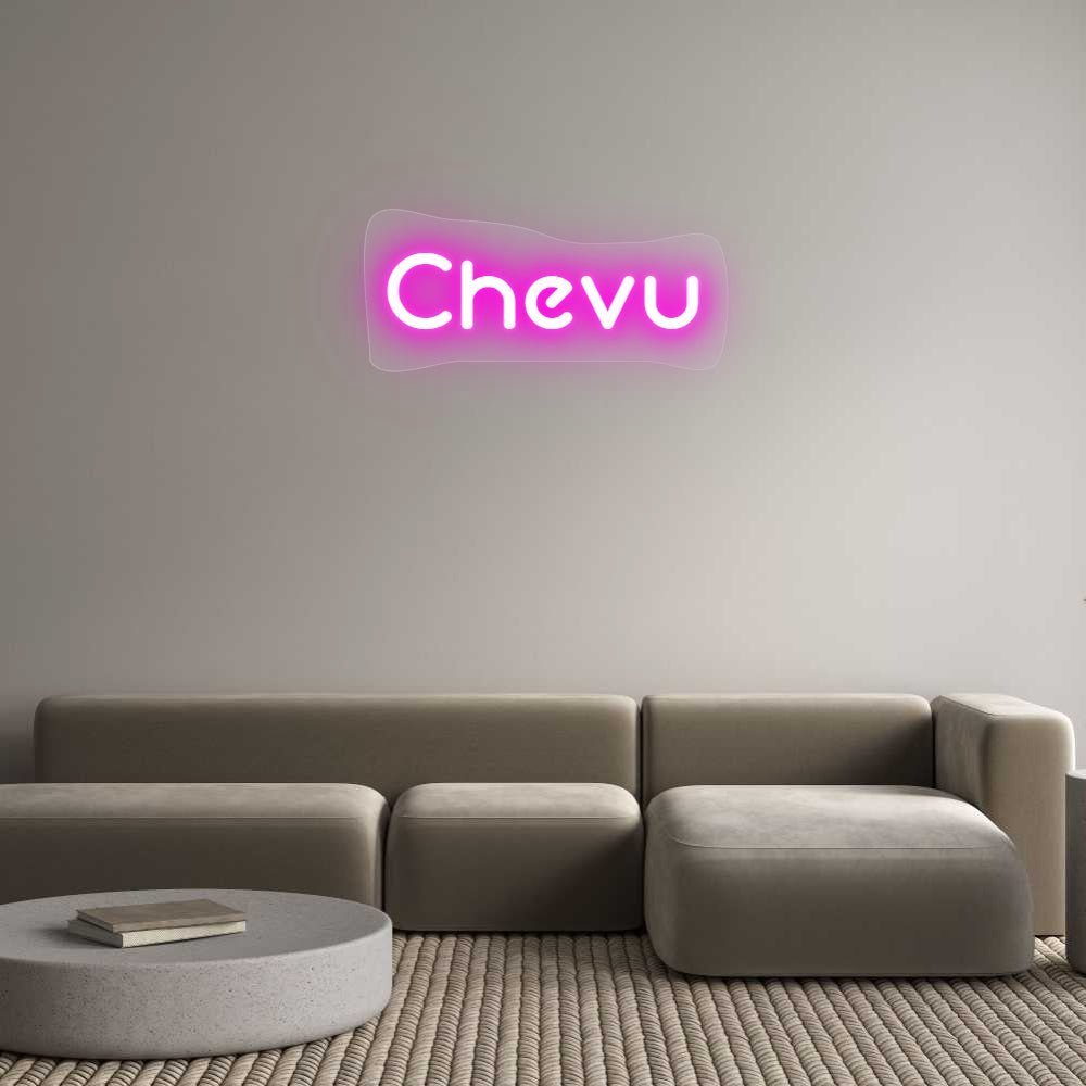 Custom LED Neon Sign: Chevu - Neonific - LED Neon Signs - -