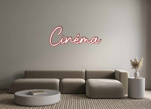 Custom LED Neon Sign: Cinéma - Neonific - LED Neon Signs - -