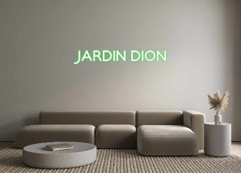 Custom LED Neon Sign: JARDIN DION - Neonific - LED Neon Signs - -