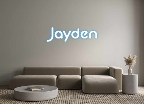 Custom LED Neon Sign: Jayden - Neonific - LED Neon Signs - -
