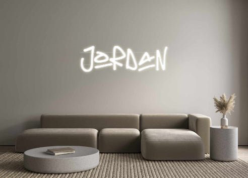 Custom LED Neon Sign: Jordan - Neonific - LED Neon Signs - -