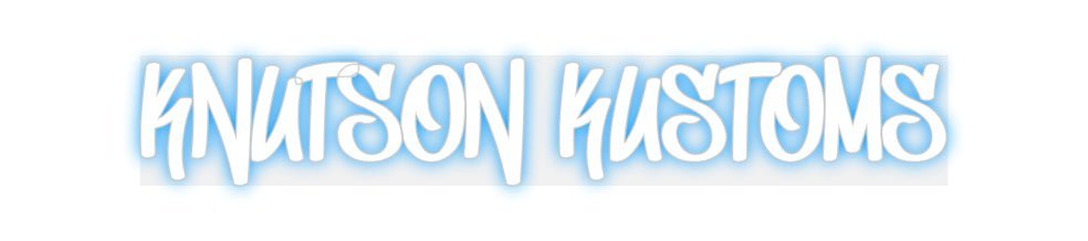 Custom LED Neon Sign: Knutson Kusto... - Neonific - LED Neon Signs - -