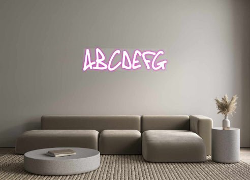 Custom Neon: ABCDEFG - Neonific - LED Neon Signs - -