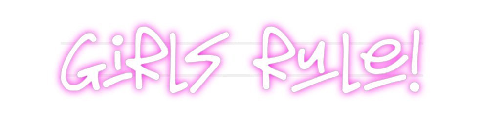 Custom Neon: girls rule! - Neonific - LED Neon Signs - -