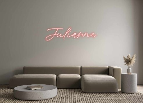 Custom Neon: Julianna - Neonific - LED Neon Signs - -
