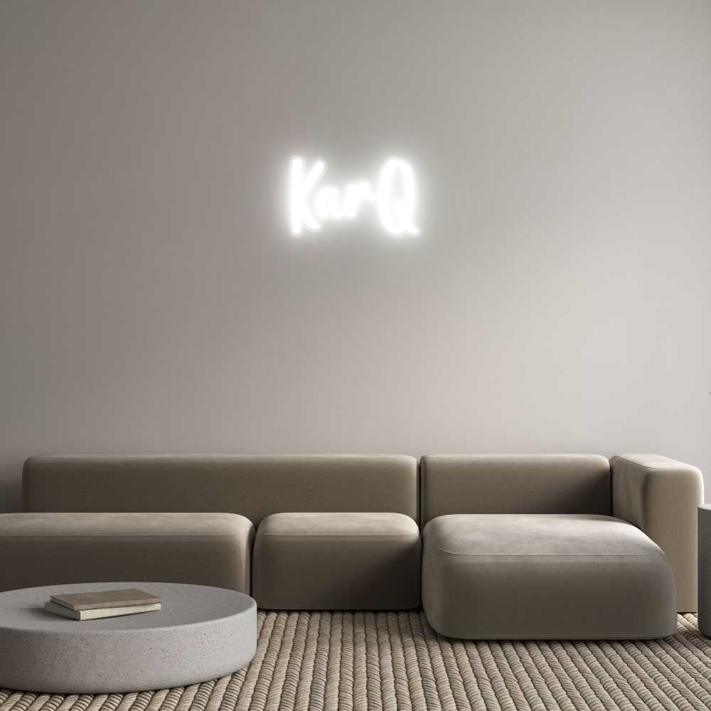 Custom Neon: KarQ - Neonific - LED Neon Signs - -