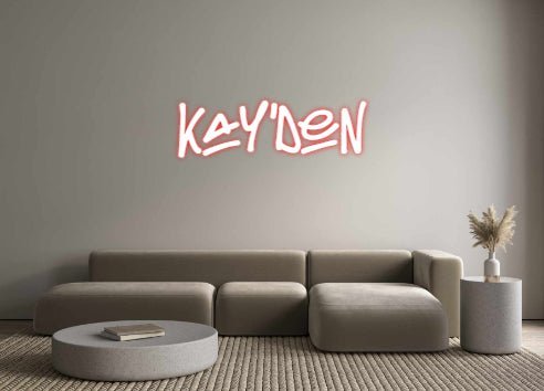Custom Neon: Kay'Den - Neonific - LED Neon Signs - -