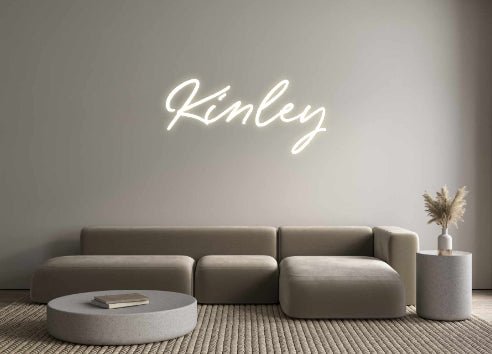 Custom Neon: Kinley - Neonific - LED Neon Signs - -