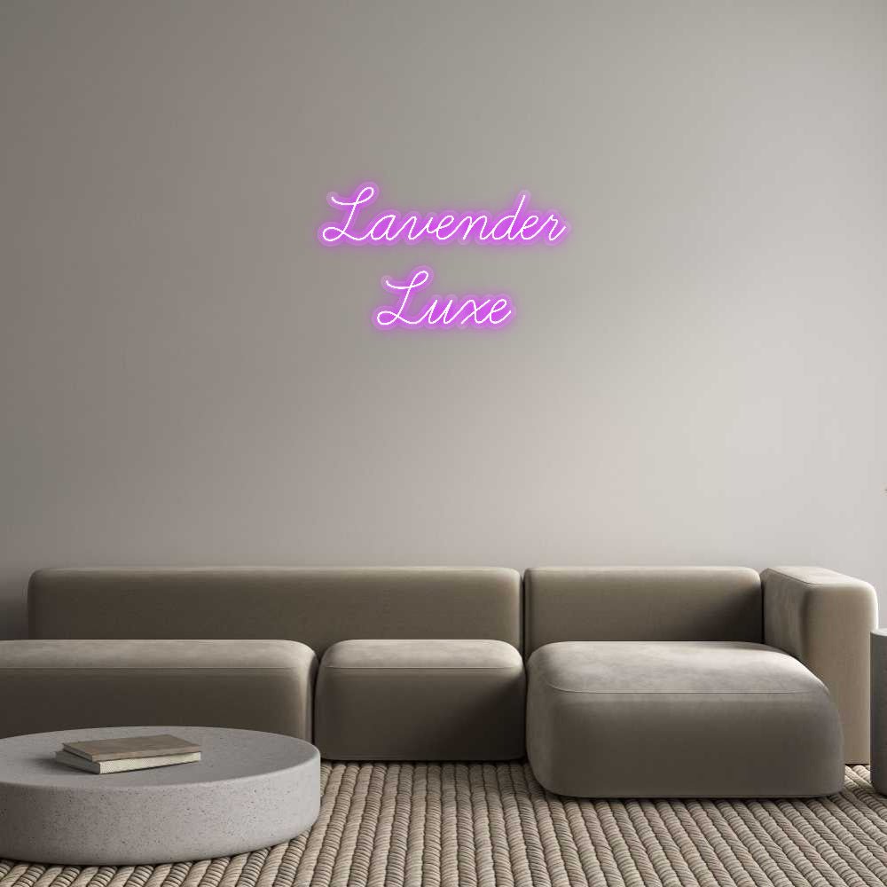 Custom Neon: Lavender Luxe - Neonific - LED Neon Signs - -