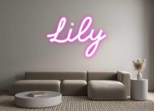 Custom Neon: Lily - Neonific - LED Neon Signs - -