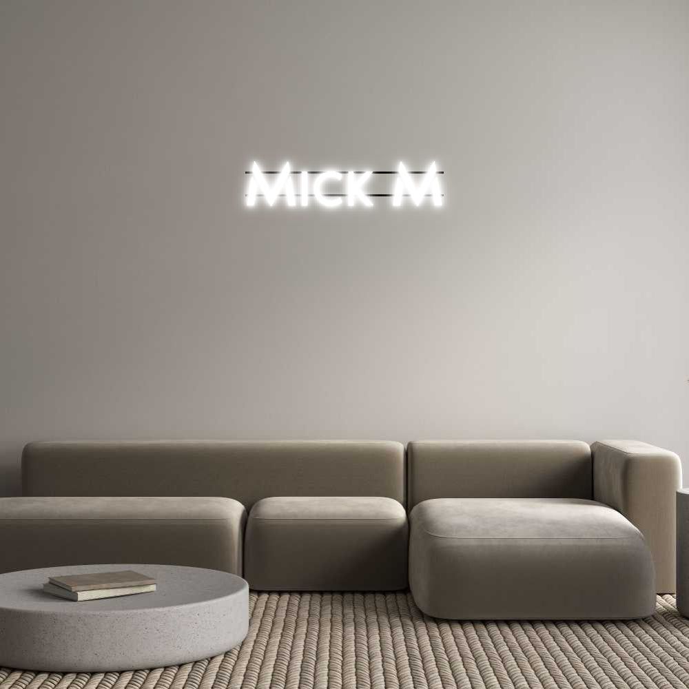 Custom Neon: Mick M - Neonific - LED Neon Signs - -
