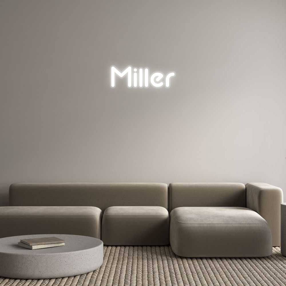 Custom Neon: Miller - Neonific - LED Neon Signs - -