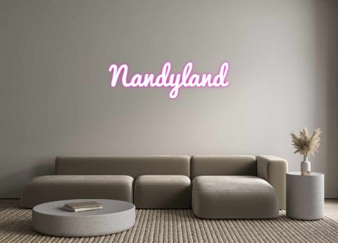 Custom Neon: Nandyland - Neonific - LED Neon Signs - -