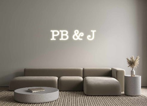 Custom Neon: PB & J - Neonific - LED Neon Signs - -