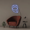 Cute Owl - Neonific - LED Neon Signs - 50 CM - Blue