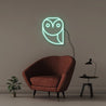 Cute Owl - Neonific - LED Neon Signs - 50 CM - Sea Foam