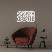 Cyber Zone - Neonific - LED Neon Signs - 75 CM - White