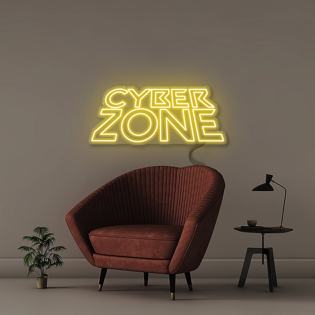 Cyberzone - Neonific - LED Neon Signs - 50 CM - Yellow