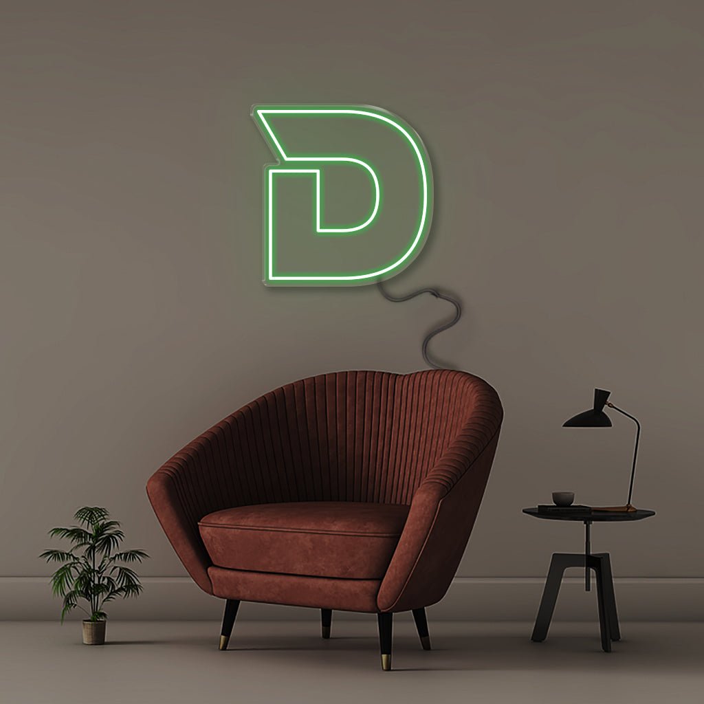 D - Neonific - LED Neon Signs - 50 CM - Green