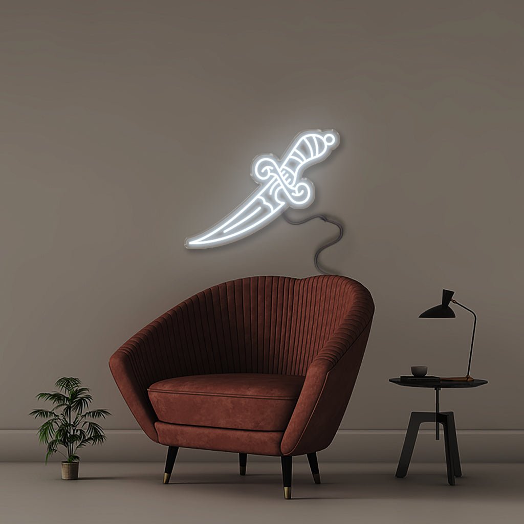 Dagger - Neonific - LED Neon Signs - 50 CM - Cool White