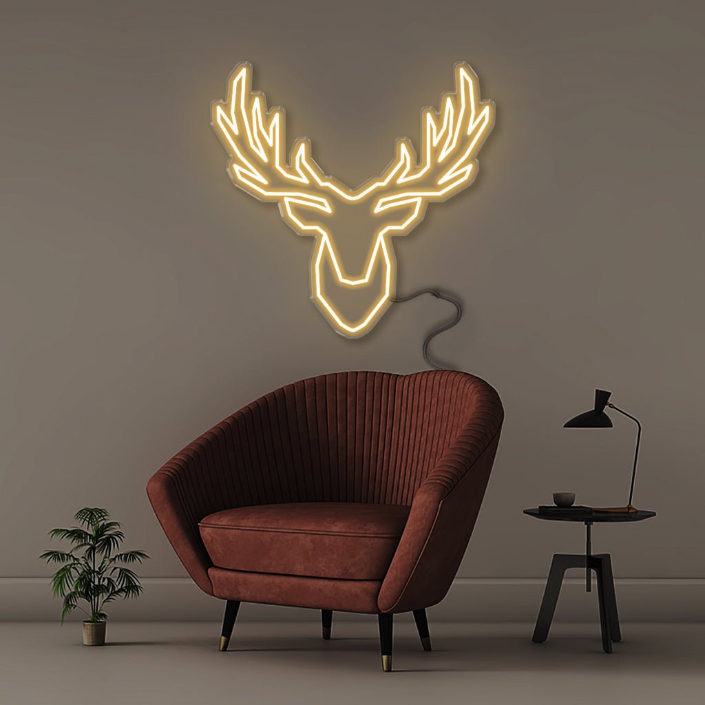 Deer - Neonific - LED Neon Signs - 50 CM - Warm White
