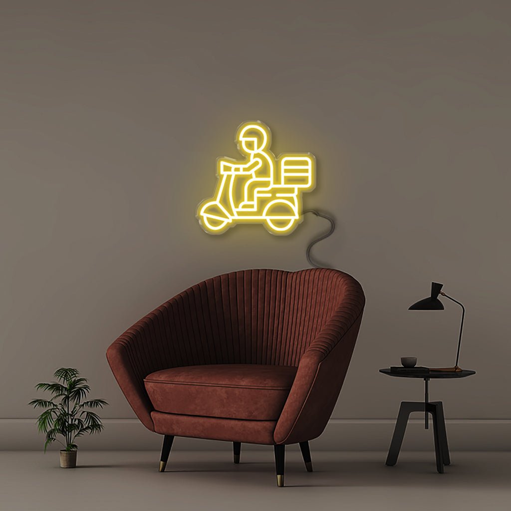 Delivery - Neonific - LED Neon Signs - 50 CM - Yellow