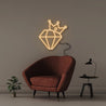 Diamond King - Neonific - LED Neon Signs - 50 CM - Orange