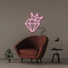 Diamond King - Neonific - LED Neon Signs - 50 CM - Light Pink