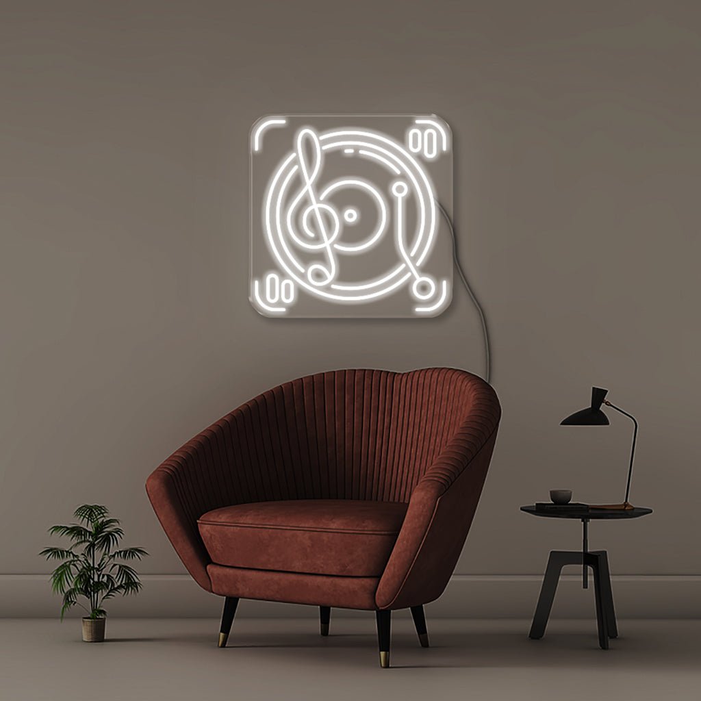 Disc - Neonific - LED Neon Signs - 50 CM - White
