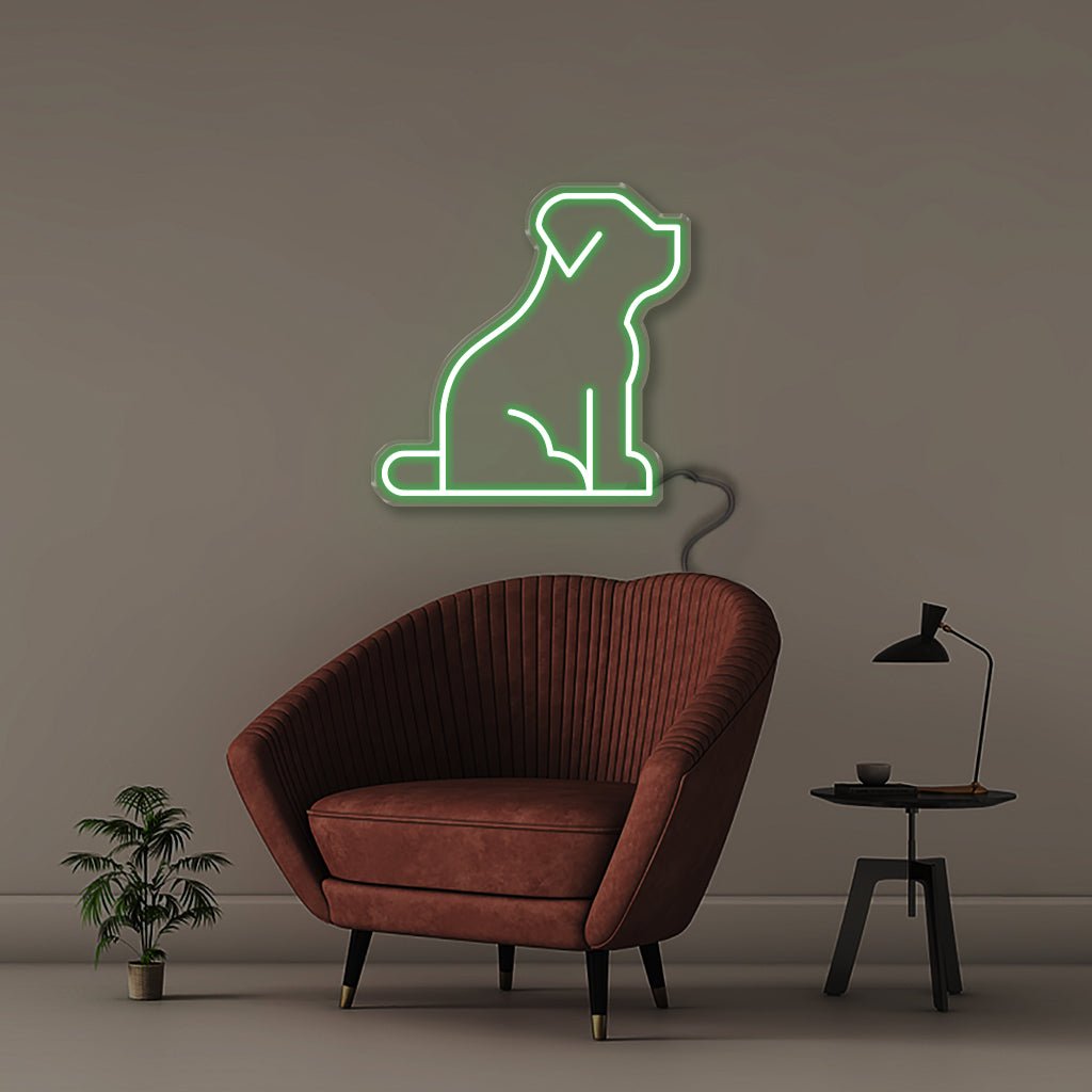 Dog - Neonific - LED Neon Signs - 50 CM - Green