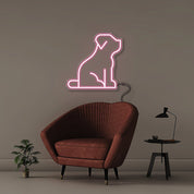 Dog - Neonific - LED Neon Signs - 50 CM - Light Pink