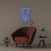 Dog Smile - Neonific - LED Neon Signs - 50 CM - Blue