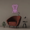 Dog Smile - Neonific - LED Neon Signs - 50 CM - Purple